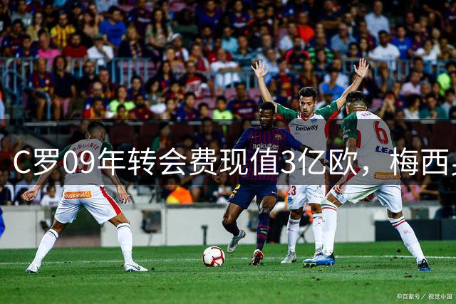 C罗09年转会费现值3亿欧，梅西身价更惊人